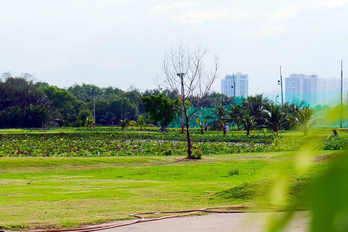Khu vực Driving Range tại Lotus Golf